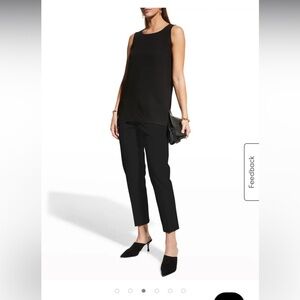 Lafayette 148 New York Jodhpur Cloth Side Zip Cropped Pants